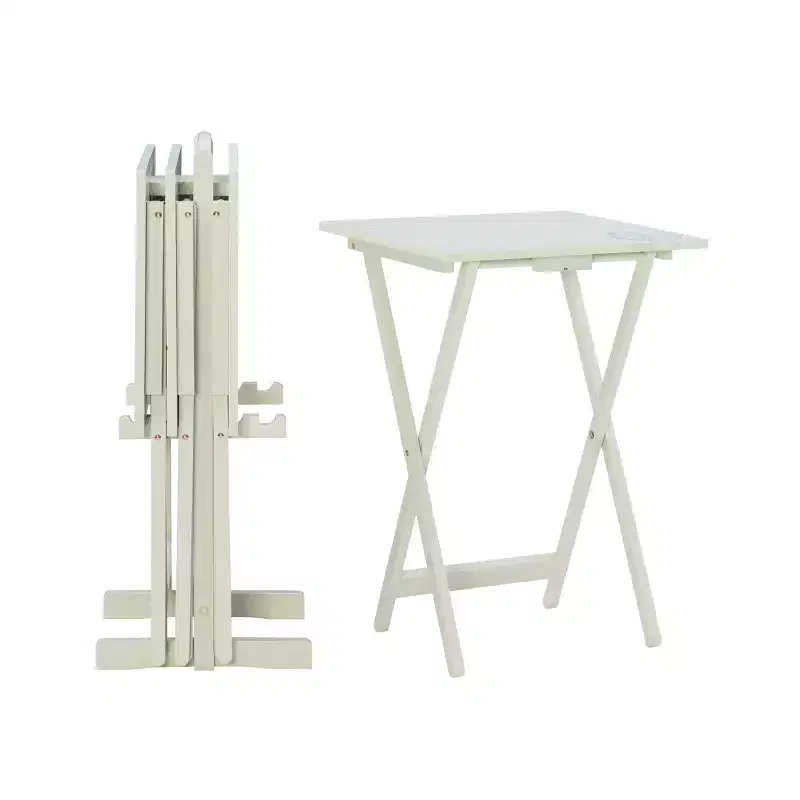 Linon Compass Tray Table Set
