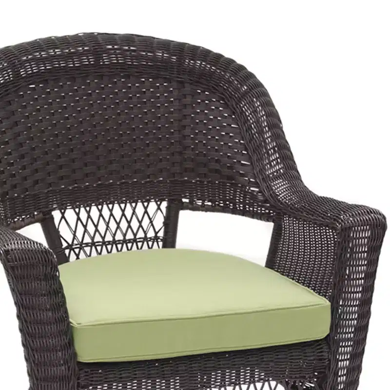 HomeStock Wicker Chair with Cushion - Set of 2