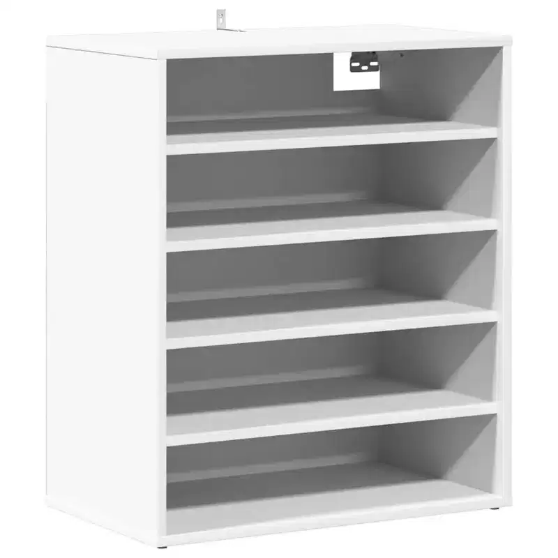 vidaXL Shoe Cabinet White Engineered wood Medium Shoe Cabinet