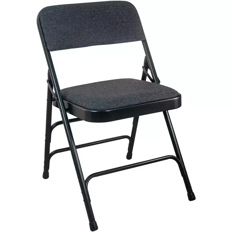 4-pack Beige Padded Metal Folding Chair - Fabric Seat