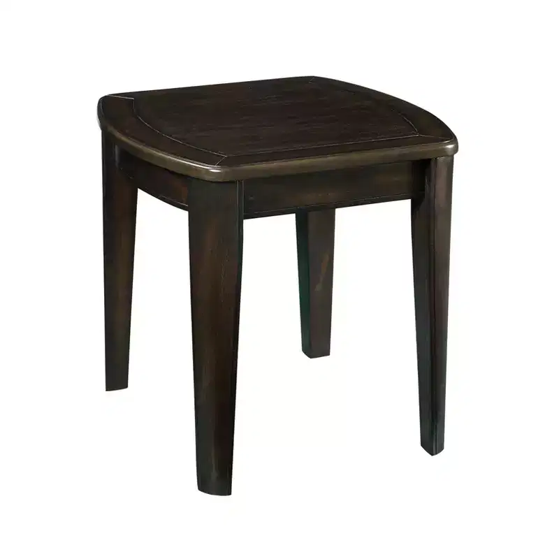 Diletta Game End Table with Chessboard Dark Walnut - Steve Silver Co.: Hardwood & MDF, Reversible Top, Square Shape
