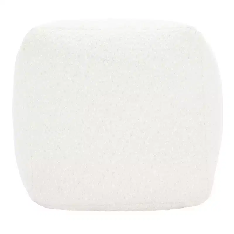 Samuels Boucle Pouf - SFV5041 - Safavieh Couture