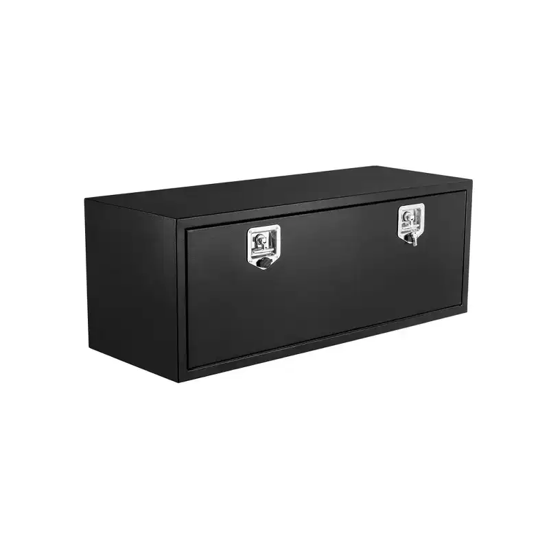 Steel Truck Bed Tool Box, Weather-Resistant Underbody Storage Chest, Rustproof, Durable Metal Safety, Underbody Toolbox for Pickup Bed