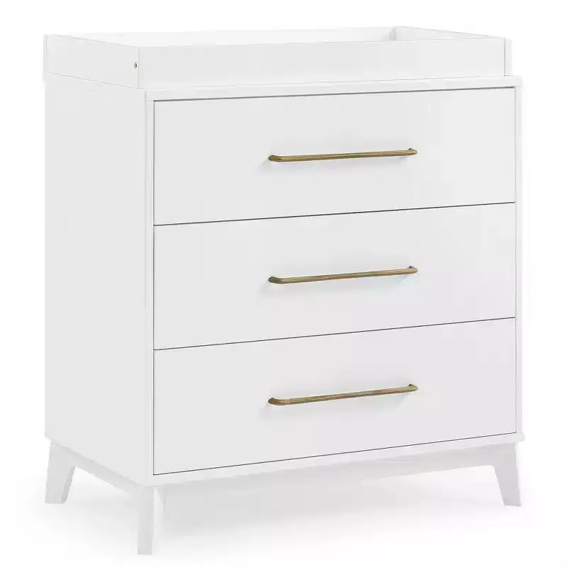 Delta Children Spencer 3 Drawer Dresser with Changing Topper