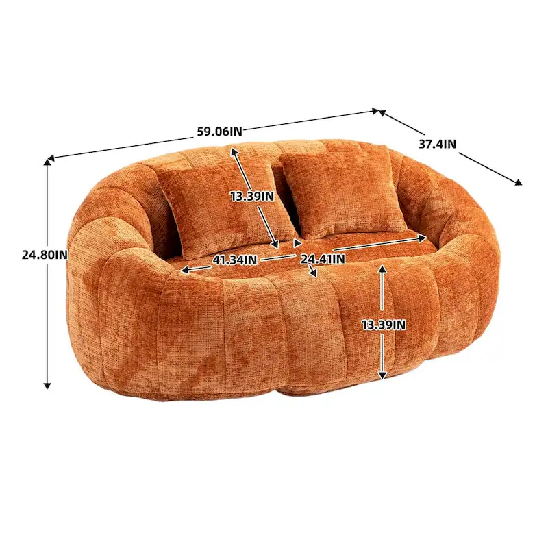 Bean Bag Chair with Foam Filling