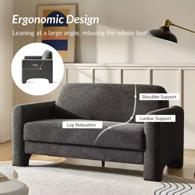 Felisa Modern Loveseats Sofa|ART OF LIVING DESIGNS