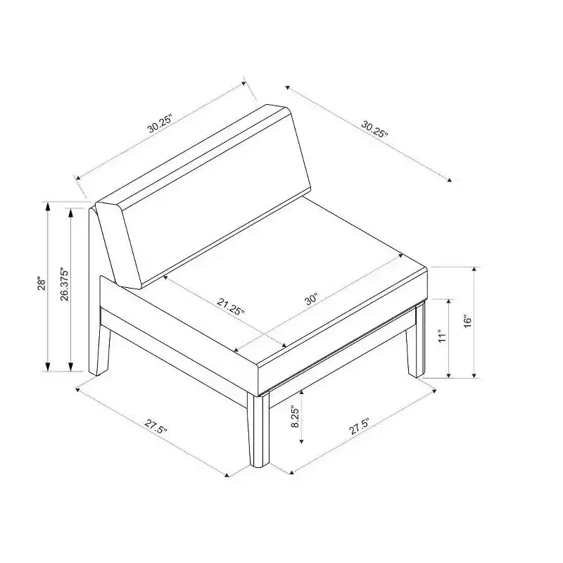 Summerlyn Middle Chair - Linon