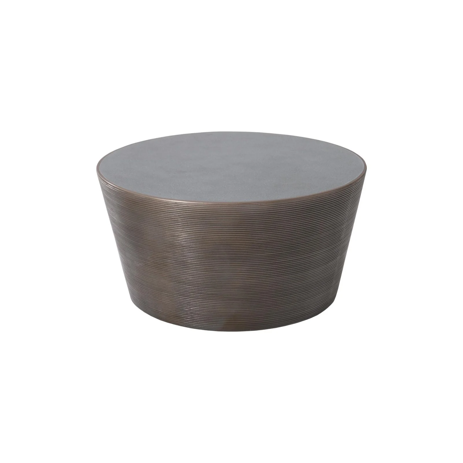 Geometric Wood Iron Base Gray Natural Square Coffee Table
