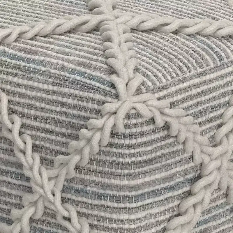 Woodley Square Pouf - WyndenHall