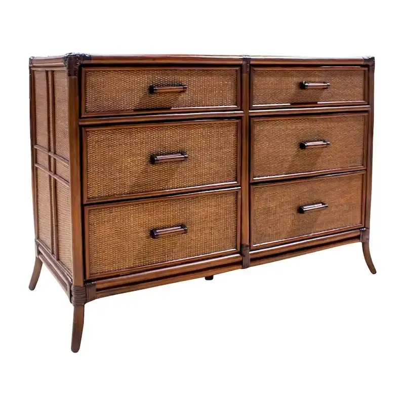 Palm Cove 6 PC Complete Queen Bedroom Set