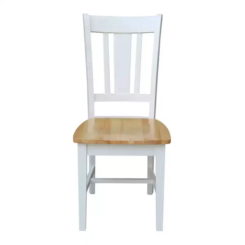 International Concepts Small Dual Drop Leaf Dining Table with 2 San Remo Splat