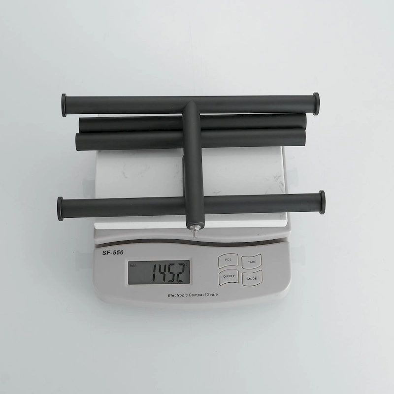 2-Tier Towel Rack Countertop Free Standing with Natural Marble Base