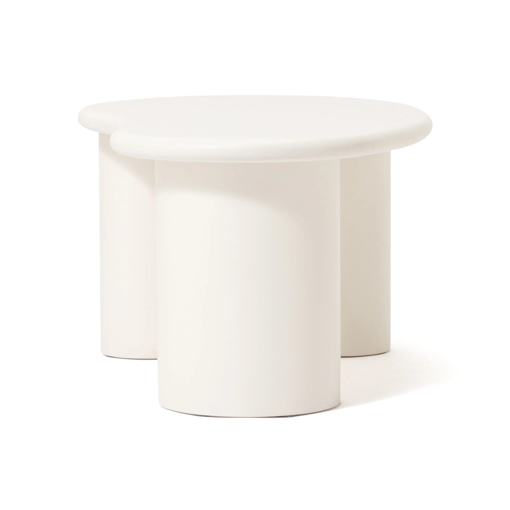White Oval Coffee Table