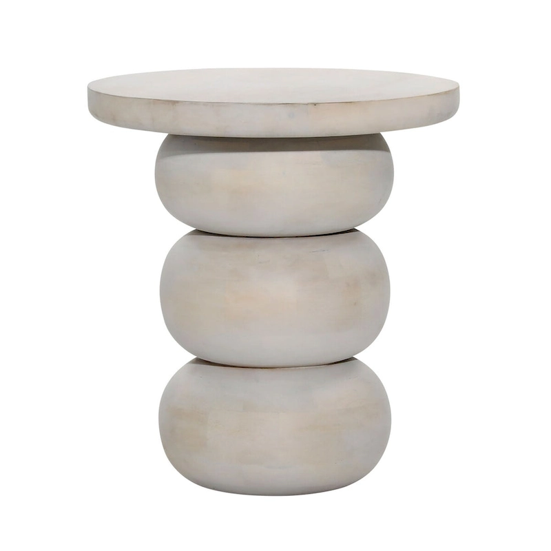 Danacruz Mango End Table, White