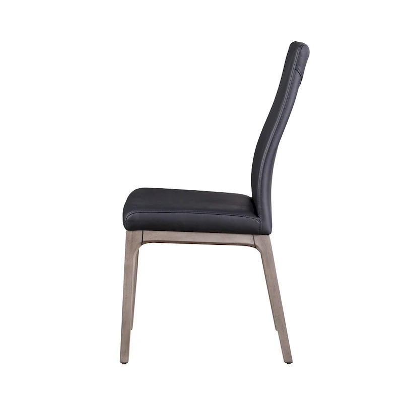 Somette Pogo Criss Cross Dining Set with Black Chairs