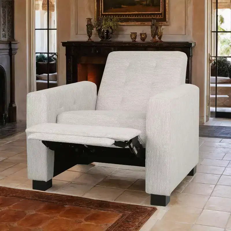 Tufted Pushback Recliner Chair