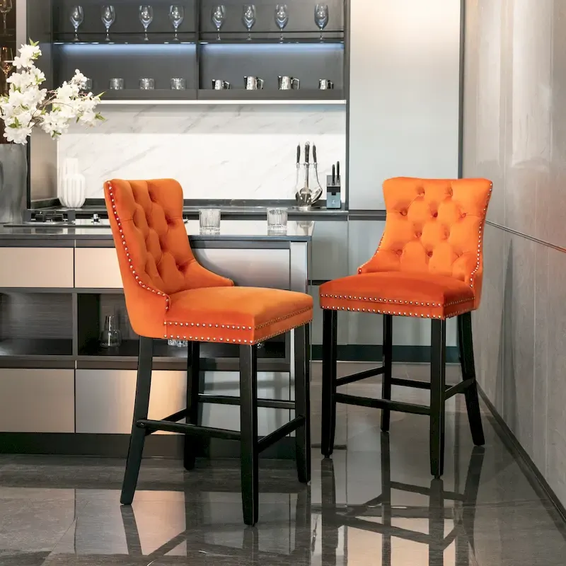Leisure Style Bar Chairs,Set of 2