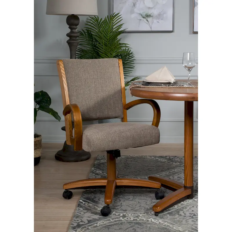 Casual Dining Brown 5 piece Expandable Table and Chairs Set