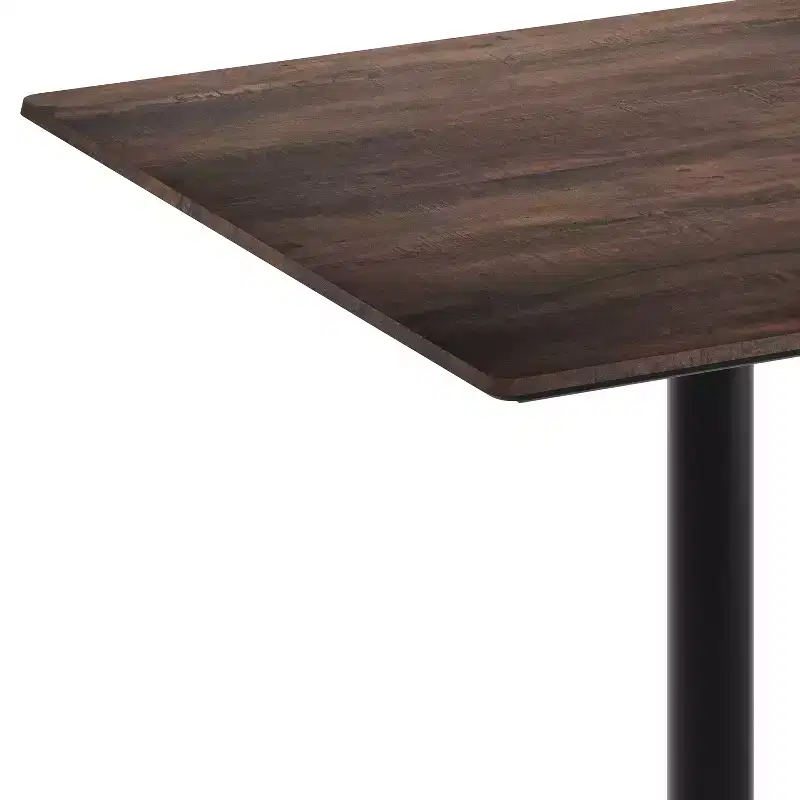 Flash Furniture Acadia Tabletop with TopGuard HPL Technology and Table Height X-Base
