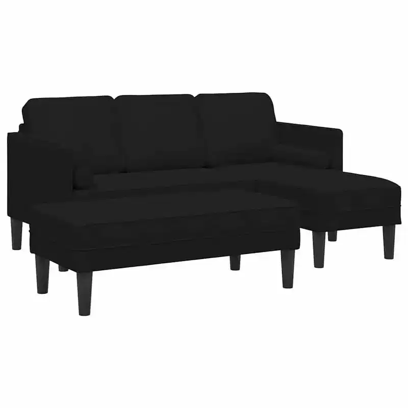 vidaXL Sofa Set 2 pcs Light gray 173 x 131 x 67 cm Velvet