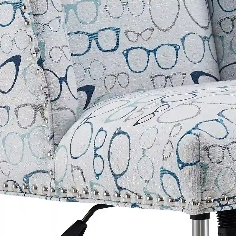 Optical Print Swivel Office Chair