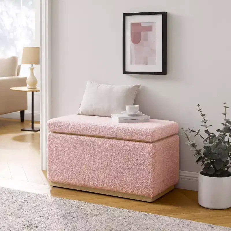 Rectangle Storage Ottoman