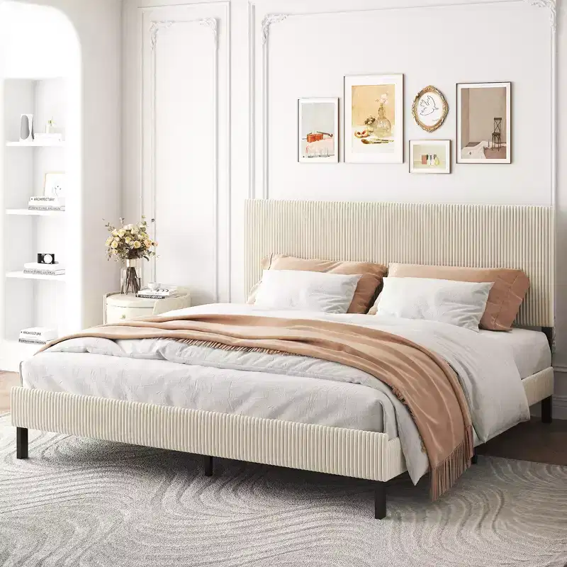 Olli Modern Upholstered Bed with Headboard