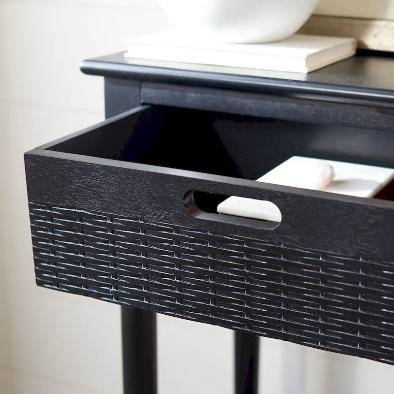 SAFAVIEH Lucetta 2-Drawer Console Table - 35.5 W x 13 L x 29.5 H - 36Wx13Dx30H