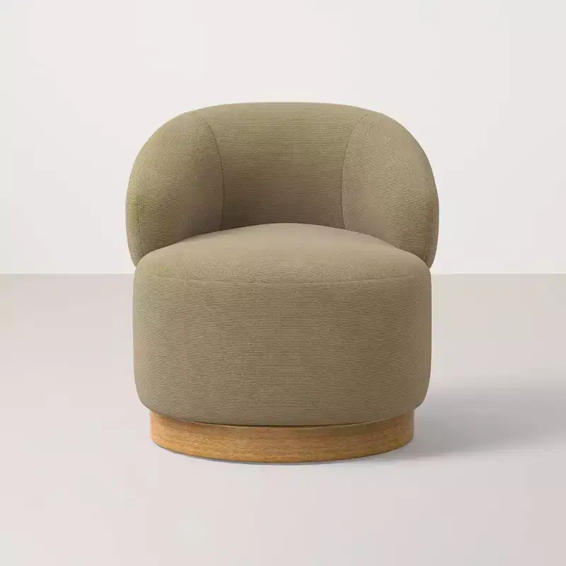 Swivel Chair with Plinth - Hearth & Hand with Magnolia
