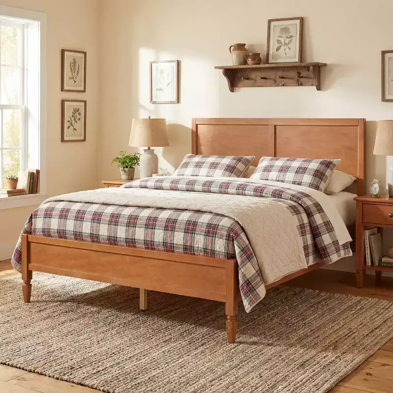 Christopher Knight Home Kesia Modern Wooden Bed Frame with Headboard