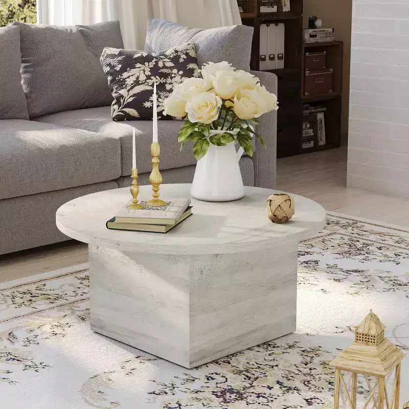 Coffee Table 55 LBS Capacity 47.25-Inch Waterproof Desktop Premium Design