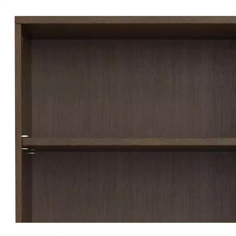 SOLID HARDWOOD 66 inch x 24 inch Mid Century Modern 5 Shelf Bookcase