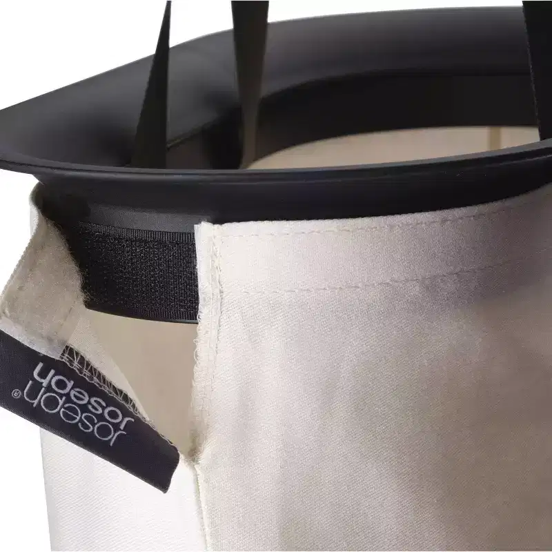 Joseph Joseph Tota Trio Luxe 90L Bamboo Laundry Separation Basket - Carbon Black