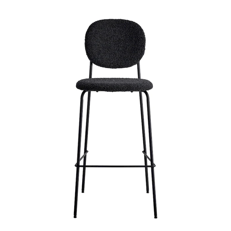 Carley Boucle Bar Height Stools (2 Pcs)