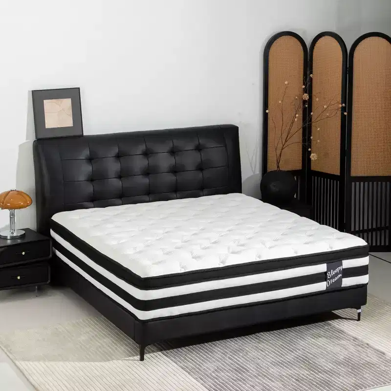 12 Inch King Size Breathable Cover Certipur-US Memory Foam Individual Pocket Spring Hybrid Mattress
