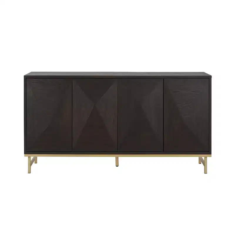 Christopher Knight Home Tamid Modern Wide Handcrafted Sideboard with Adjustable Shelves