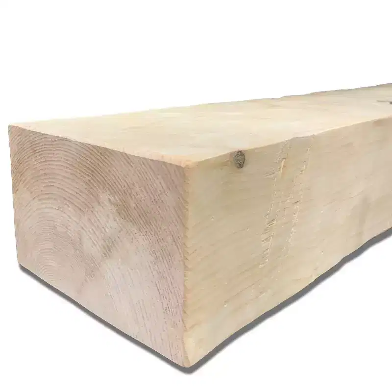 Hand Hewn Mantel Beam - 6x8