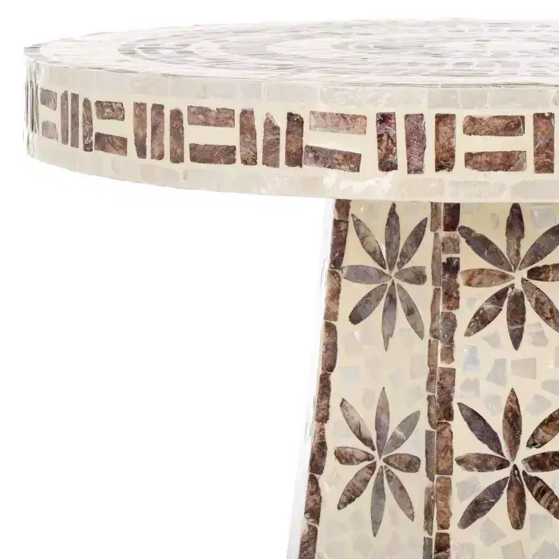 Keerin Accent Table - ACC1805A - White/Gold - Safavieh