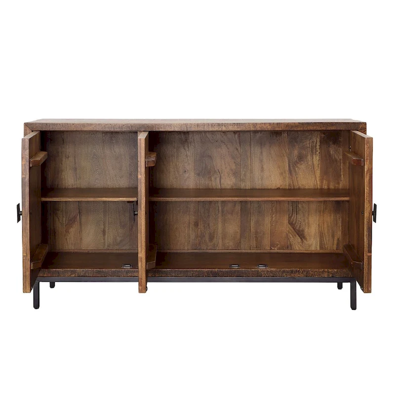 Brantley 63 Wide 2-Drawer Sideboard, Brown