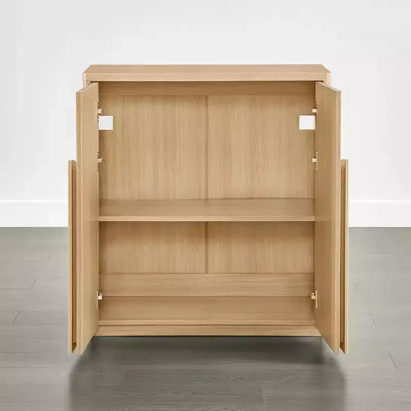 Modern Sideboard Buffet Cabinet with Wave Design