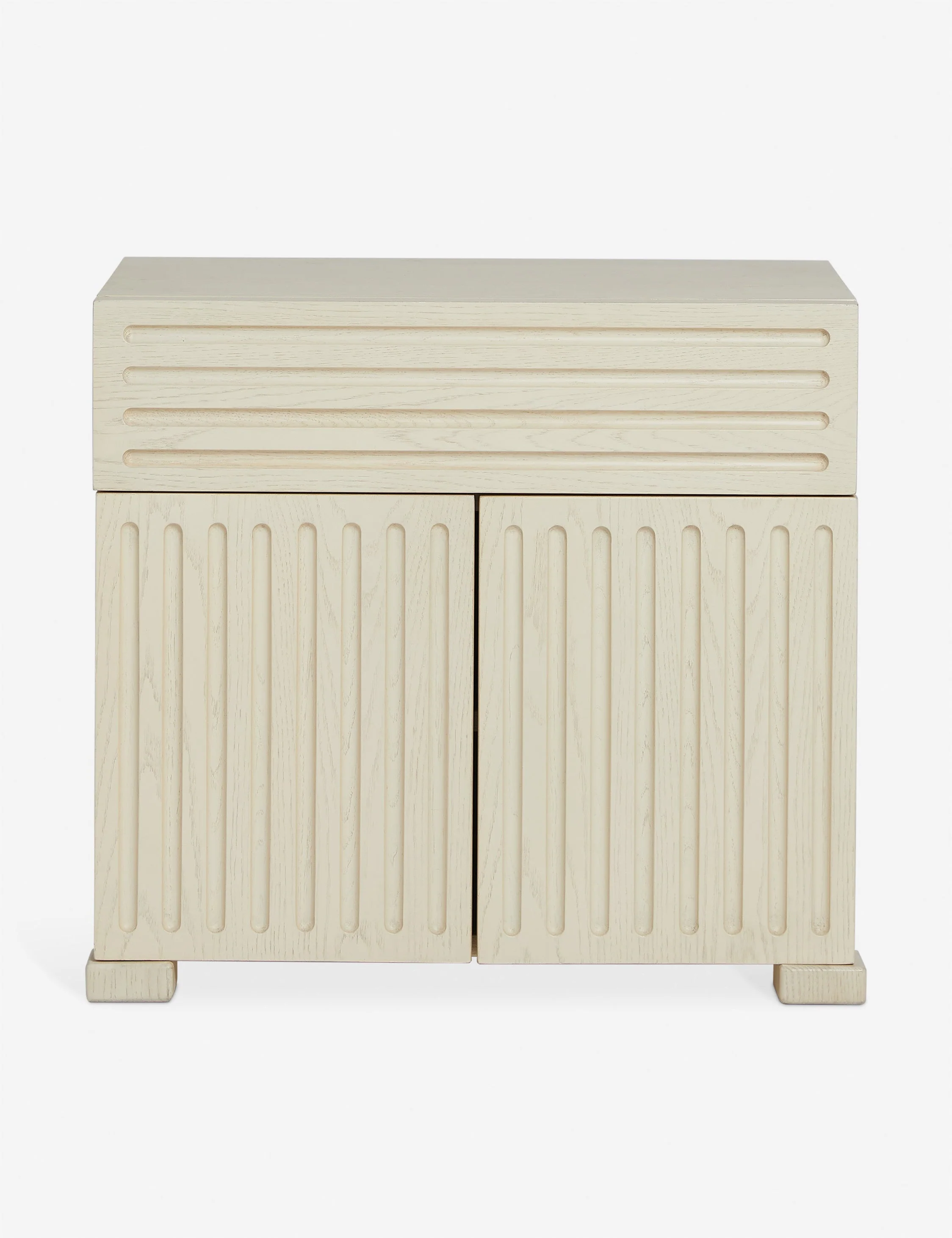 Nightstand A beautiful wood construction and textural elements bring an undersd elegance to the nightstand¡ªthe perfect piece for bedside storage