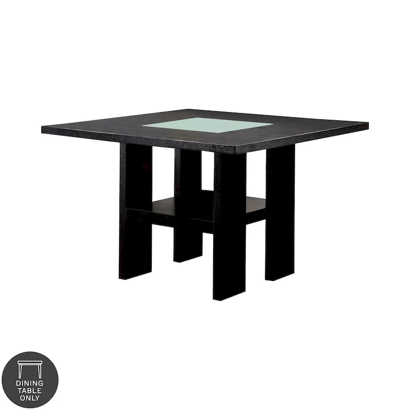 Strick & Bolton Lange 54-inch Square Light-up Counter Height Wood Dining Table