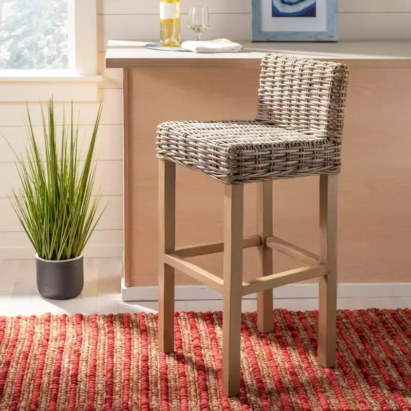 Cypress Bar Stool - FOX6502 - Safavieh Couture
