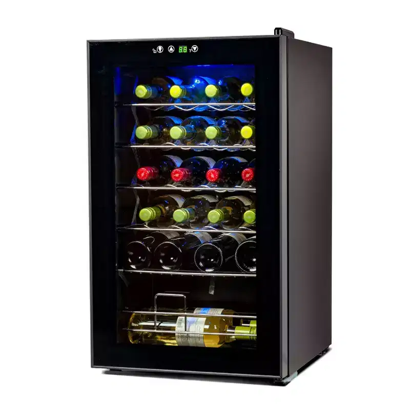 BLACK+DECKER Wine Cellar with LED Display, Black