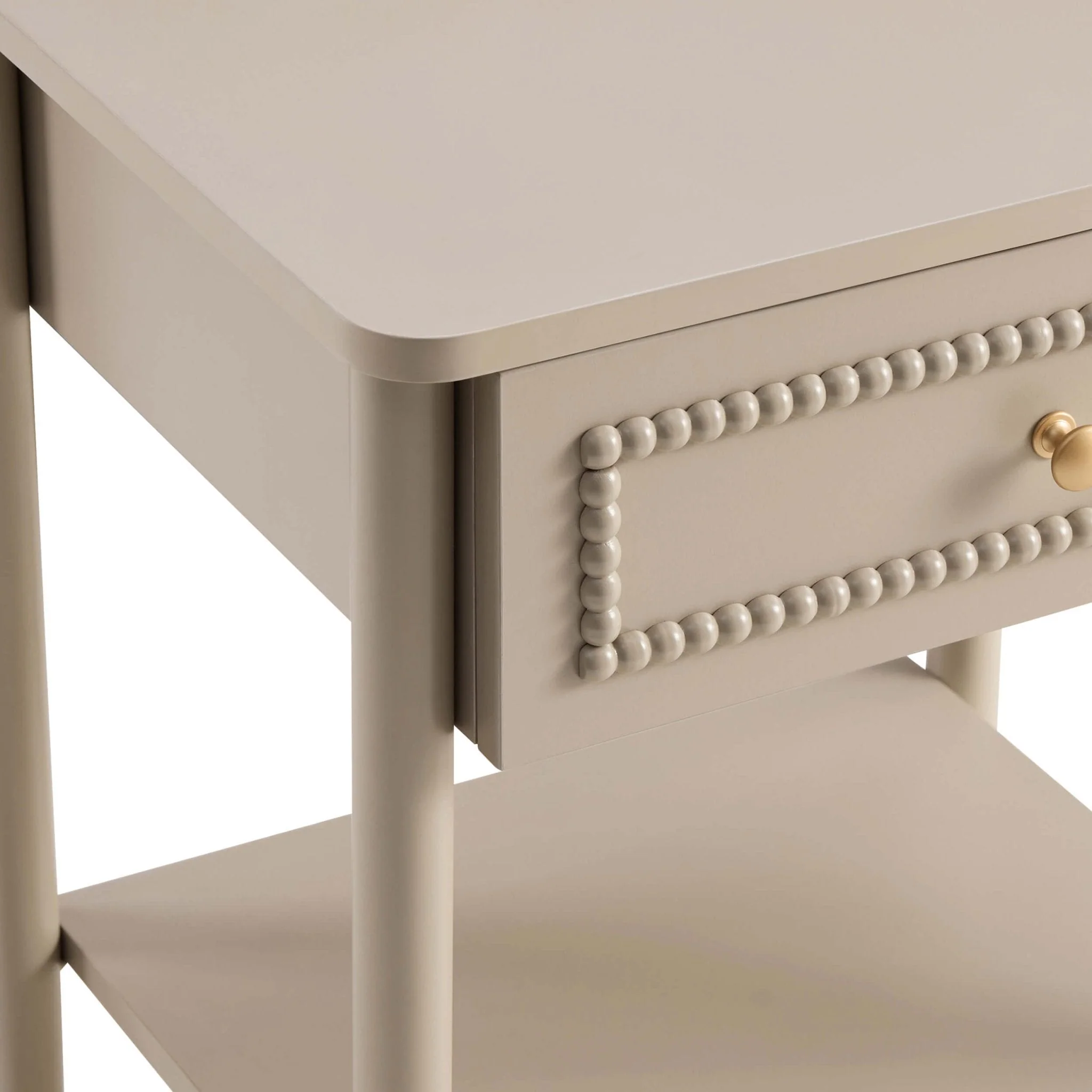 1 Drawer Nightstand - Taupe