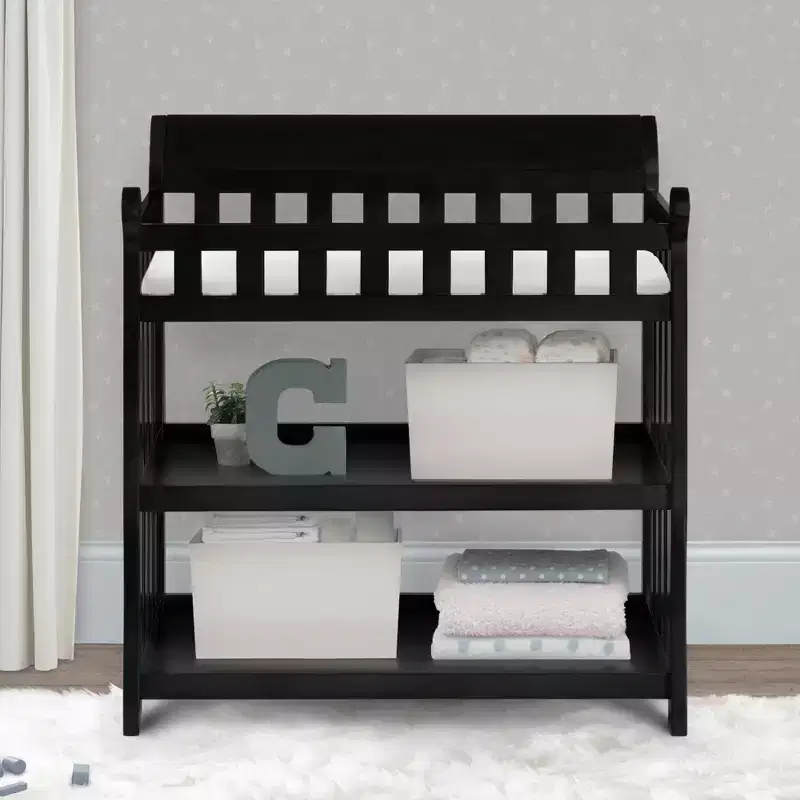 Eclipse Changing Table with Shelves