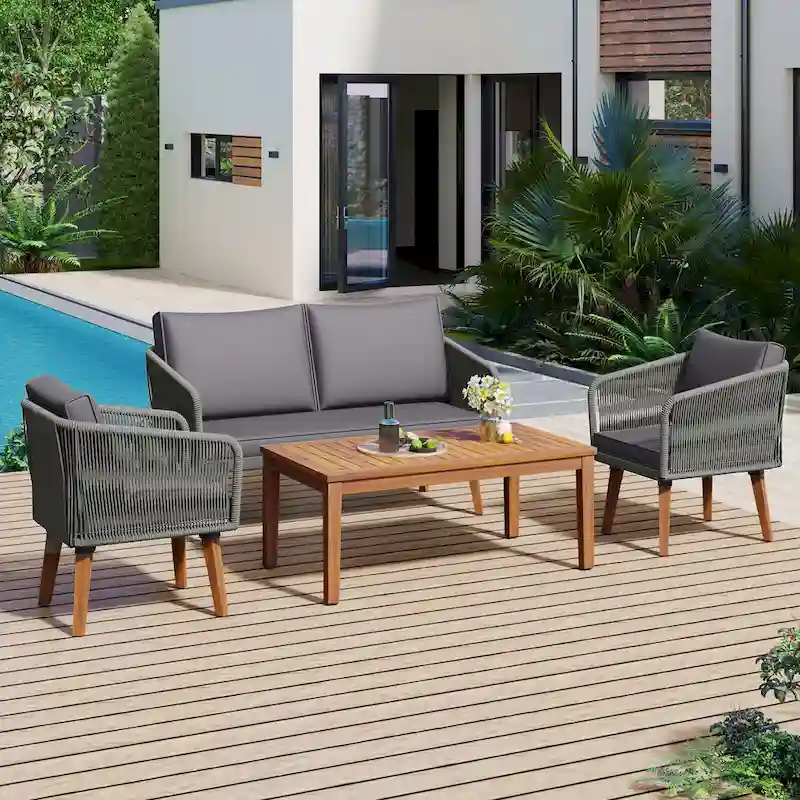 ZZ 4-Piece Patio Conversation Set