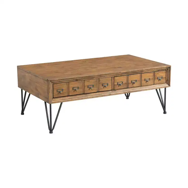 Tanner Coffee Table Light Walnut - Picket House Furnishings
