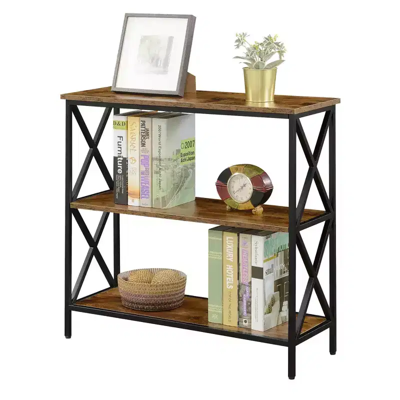 29.25 Tucson 3 Tier Bookcase - Breighton Home
