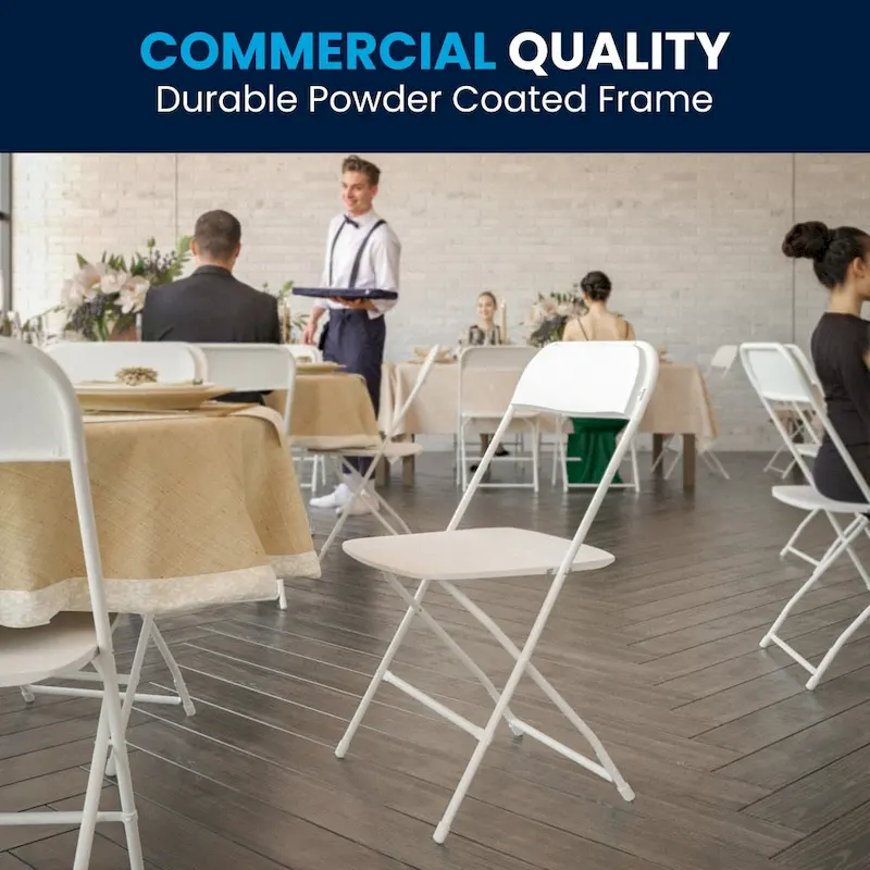 Plastic Folding Chair - 650LB Weight Capacity - Event Chair